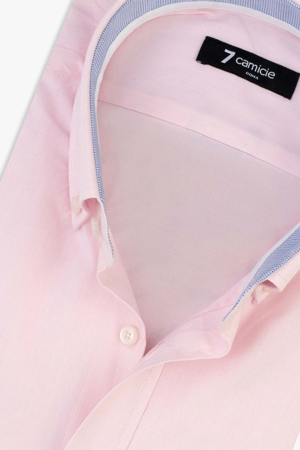 Chemise Homme Leonardo Sport Oxford Rose