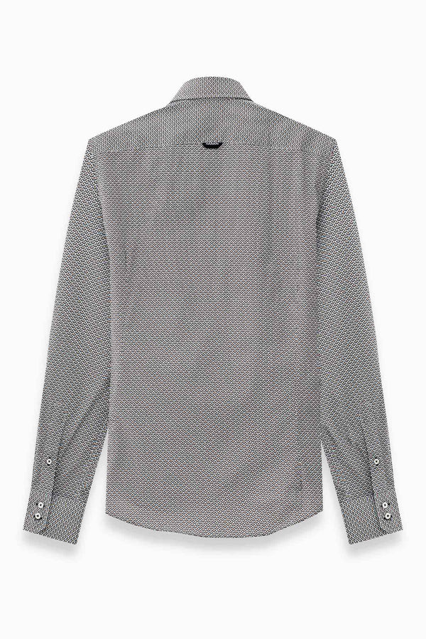 Camicia Uomo Roma Sport Popelin Marrone Blu