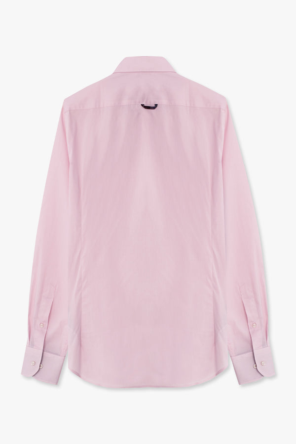Chemise Homme Leonardo Sport Popelin Stretch Rose