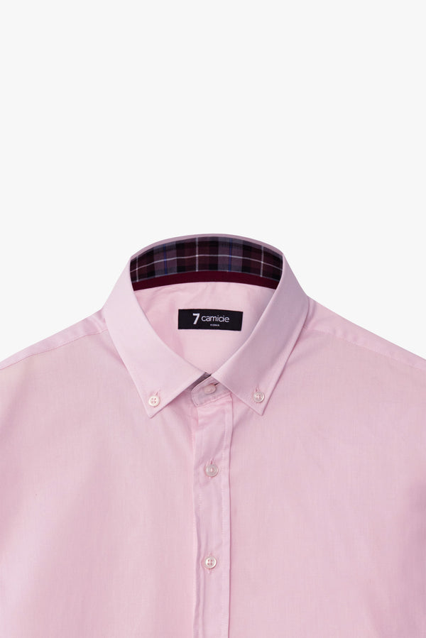 Leonardo Sport Poplin Stretch Man Shirt Pink