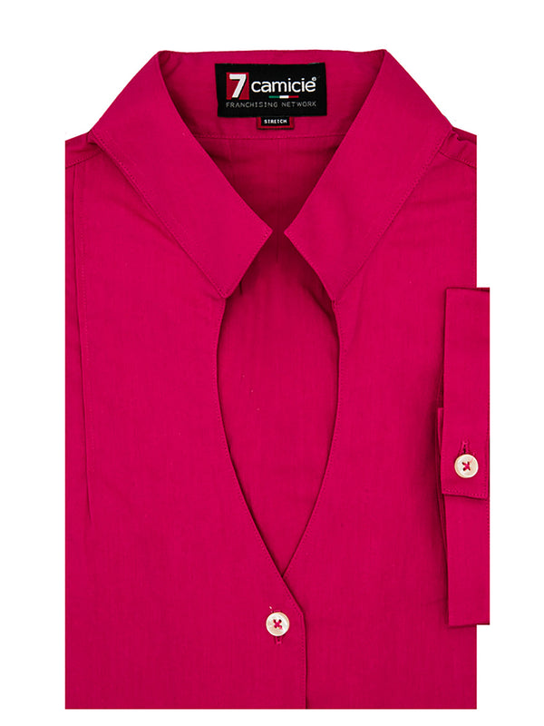 Camicia Donna Manica Corta Lucrezia Iconic Cotone Rosa
