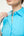 Camisa Mujer Manga corta Giulietta Iconic Popelin Stretch Azul Claro