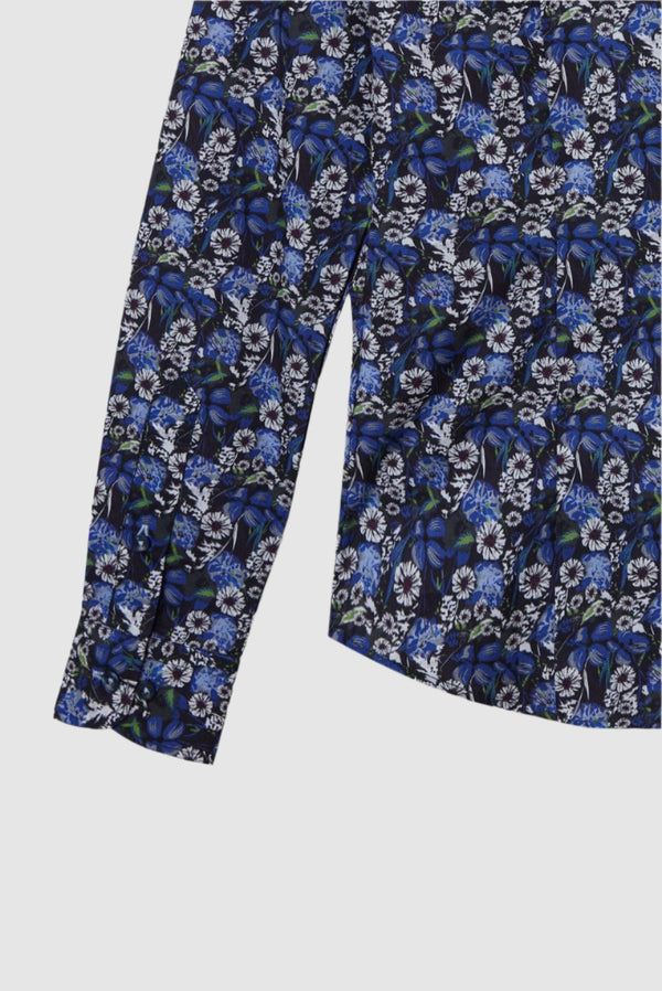 Chemise Femme Beatrice Sport Popelin Bleu Blanc