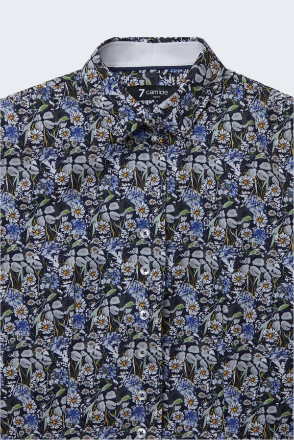 Camicia Donna Beatrice Sport Popelin Blu Celeste