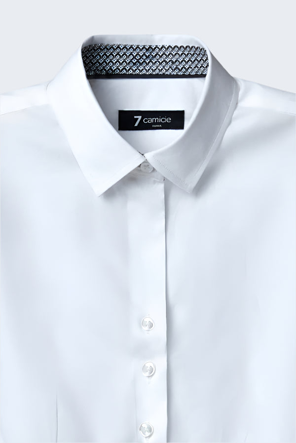 Beatrice Sport Poplin Stretch Women Shirt White