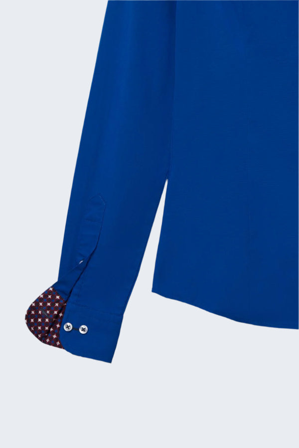 Camisa Mujer Beatrice Sport Popelin Stretch Azul marino