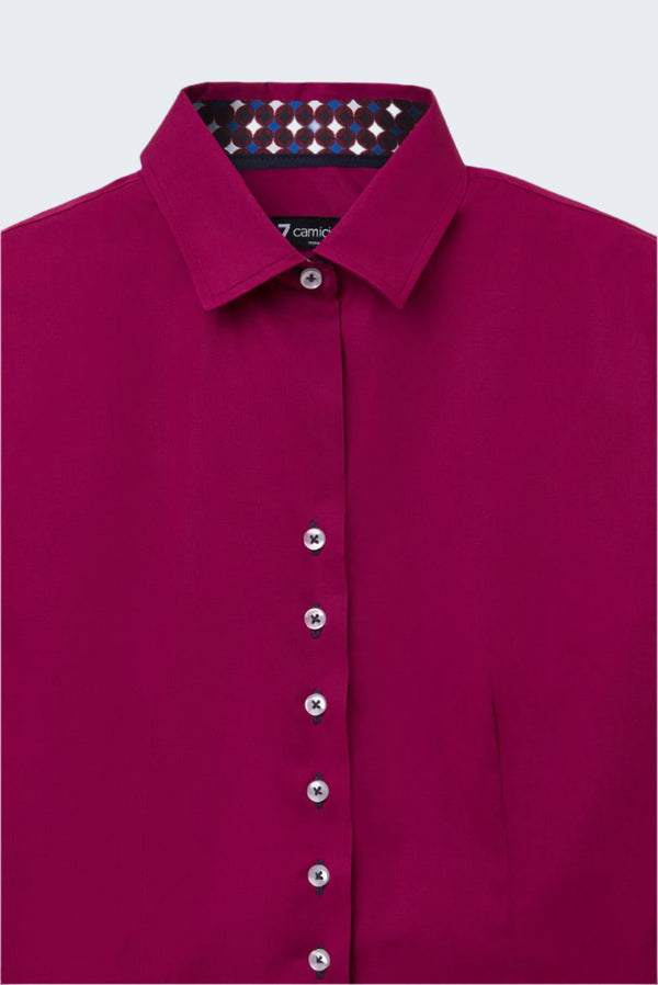 Beatrice Sport Damen Hemd Poplin Stretch Violett