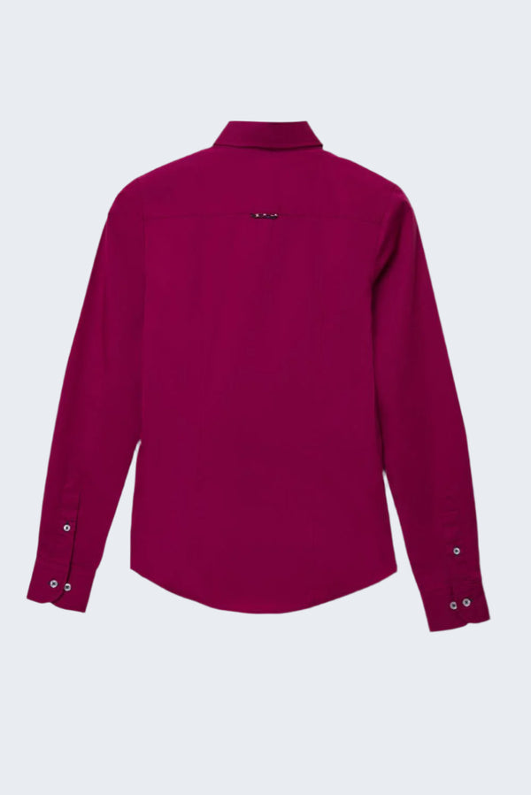 Beatrice Sport Damen Hemd Poplin Stretch Violett