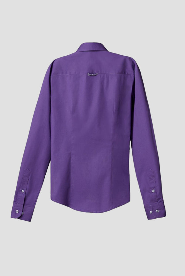 Camisa Mujer Beatrice Sport Popelin Stretch Morado