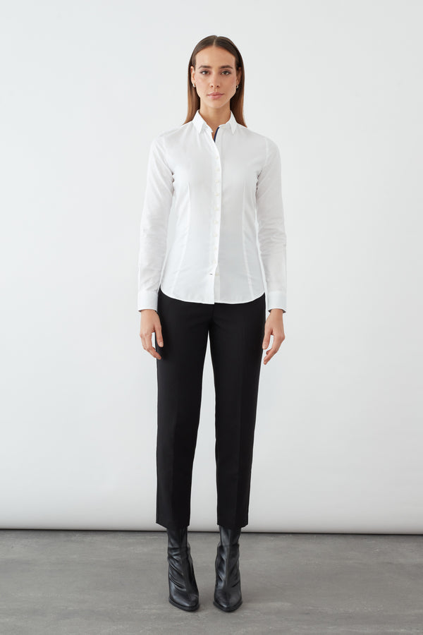 Beatrice Sport Oxford Women Shirt White
