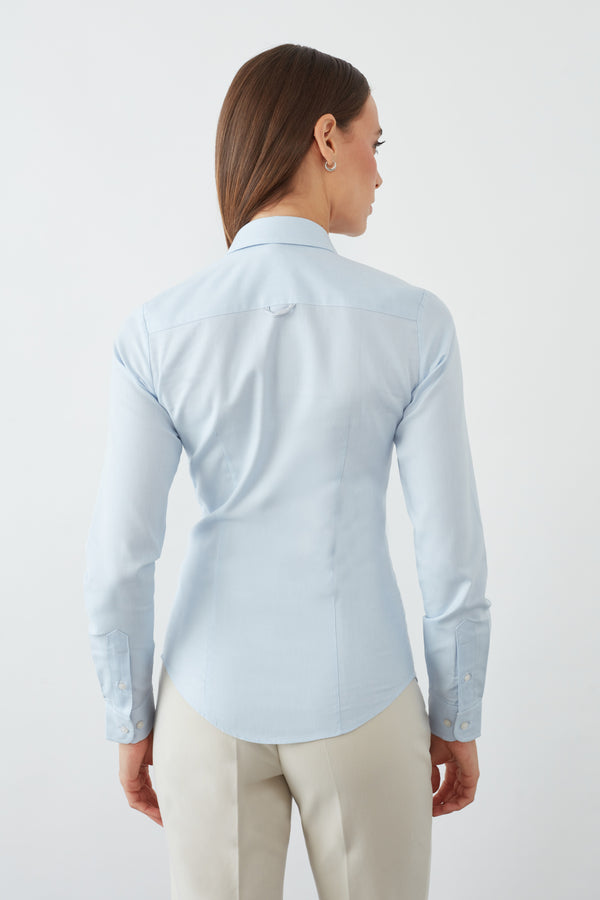 Chemise Femme Beatrice Sport Oxford Bleu clair