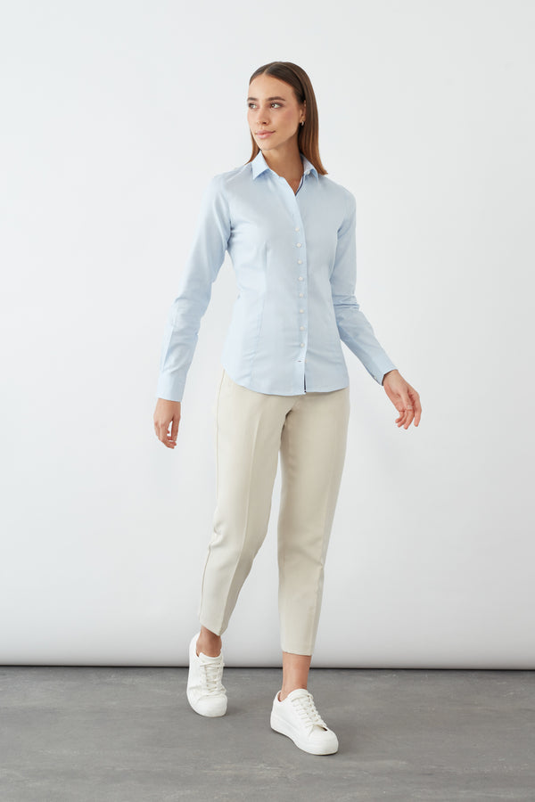 Chemise Femme Beatrice Sport Oxford Bleu clair