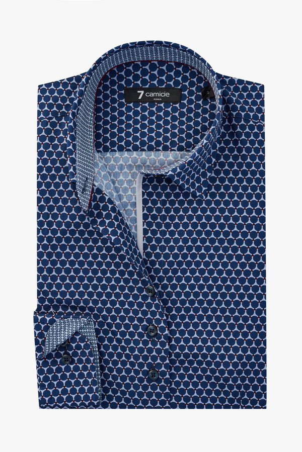 Chemise Femme Beatrice Sport Popelin Bleu Gris