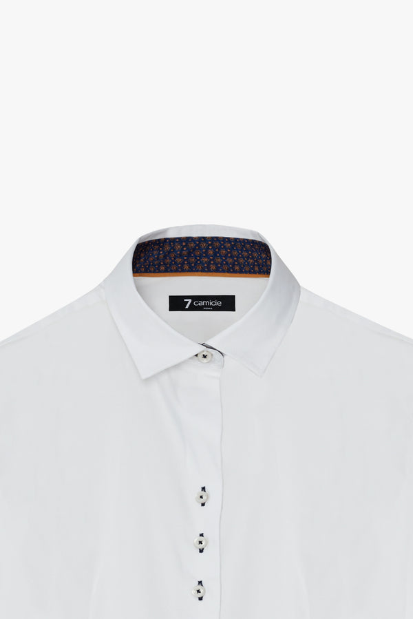 Beatrice Sport Poplin Stretch Women Shirt White