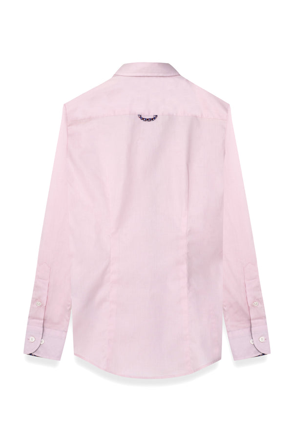 Camicia Donna Beatrice Sport Popelin Stretch Rosa