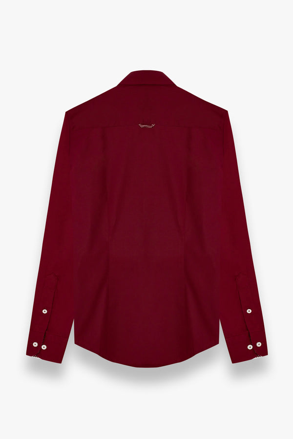 Beatrice Sport Poplin Stretch Women Shirt Red