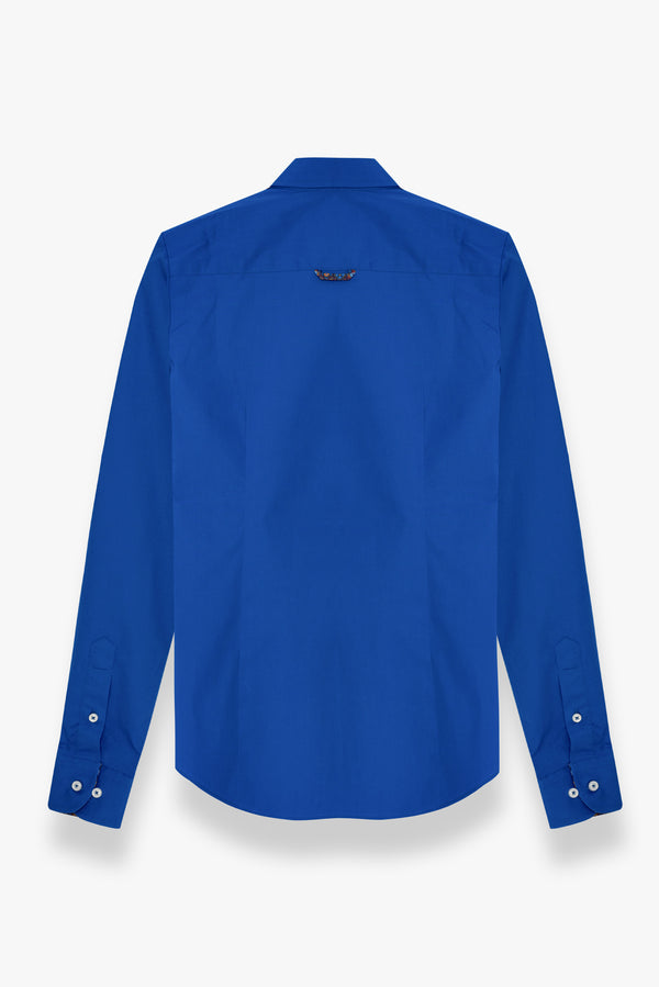 Camicia Donna Beatrice Sport Popelin Stretch Blu scuro