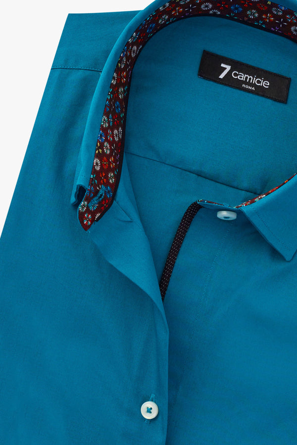 Beatrice Sport Damen Hemd Poplin Stretch Grun