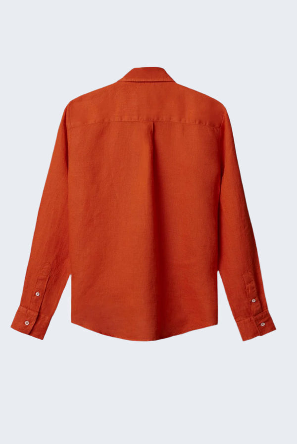 Chemise Femme Beatrice Sport Lin Orange
