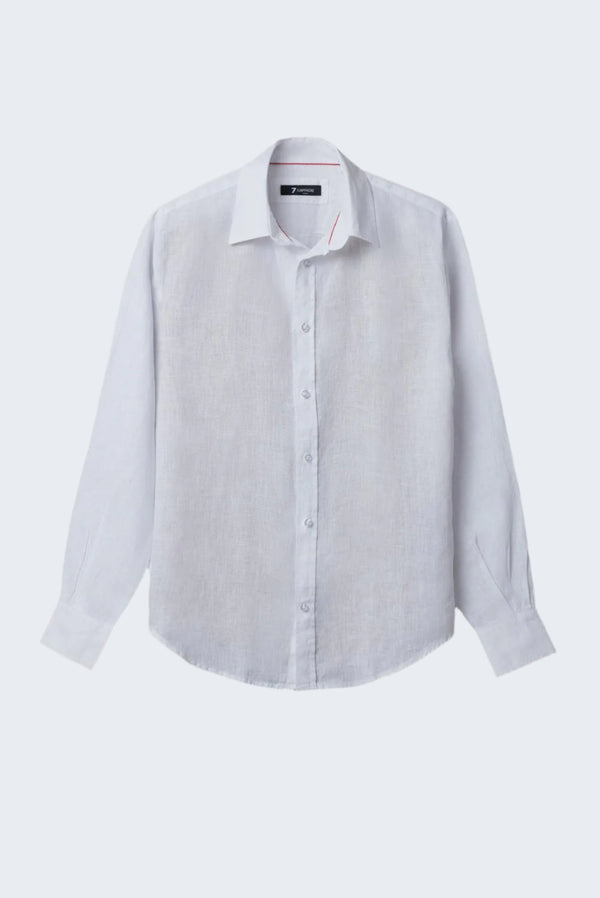 Camicia Donna Beatrice Sport Lino Bianco