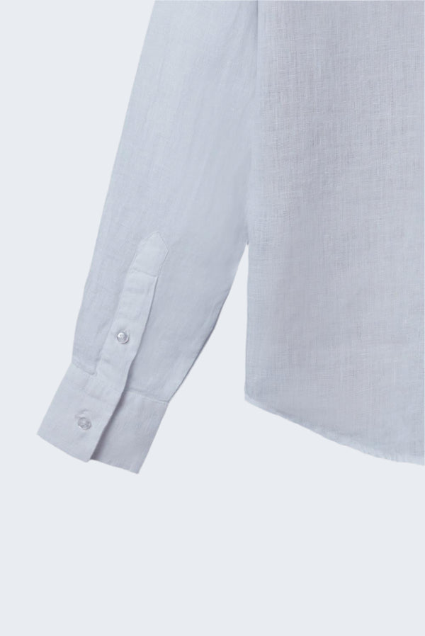 Camicia Donna Beatrice Sport Lino Bianco