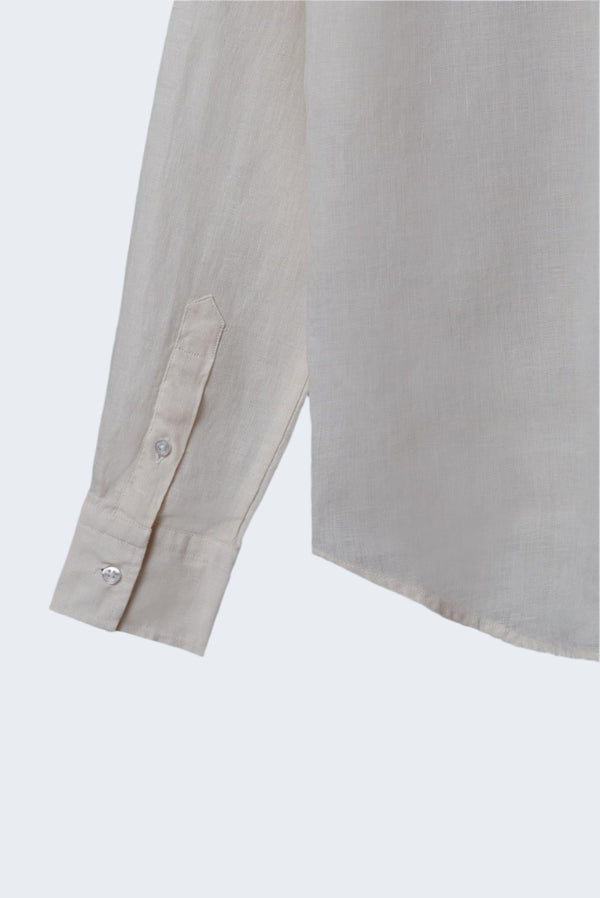 Beatrice Sport Damen Hemd Leinen Beige