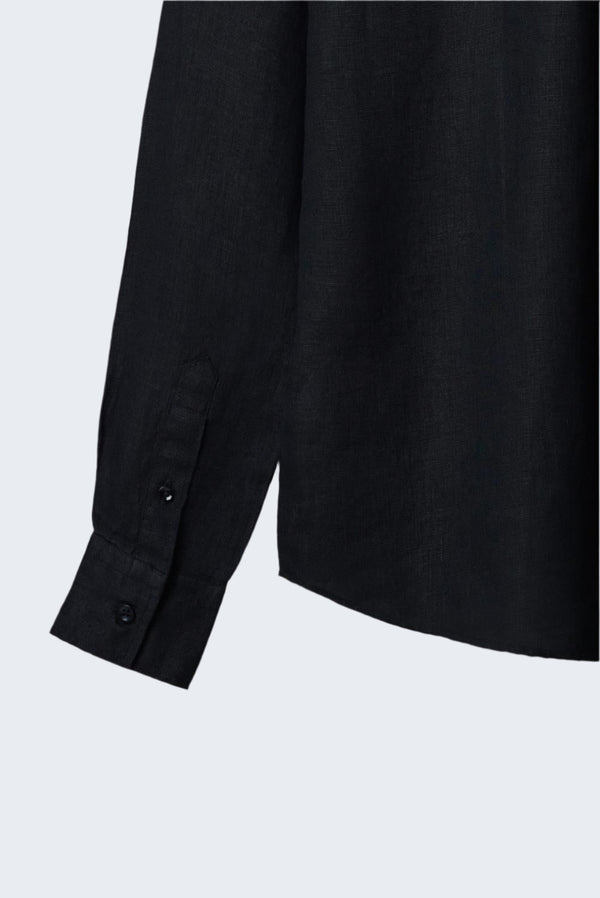 Chemise Femme Beatrice Sport Lin Noir