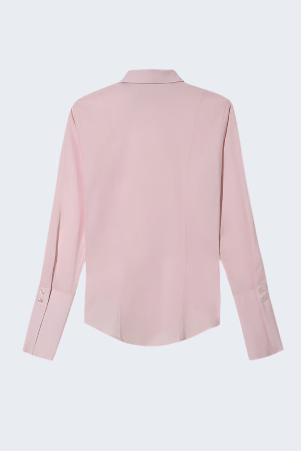 Camisa Mujer Linda Popelin Stretch Rosa