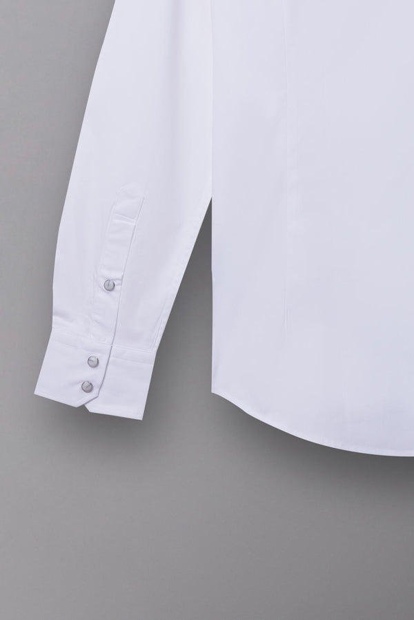 Camicia Uomo Claudio Sport Popelin Stretch Bianco