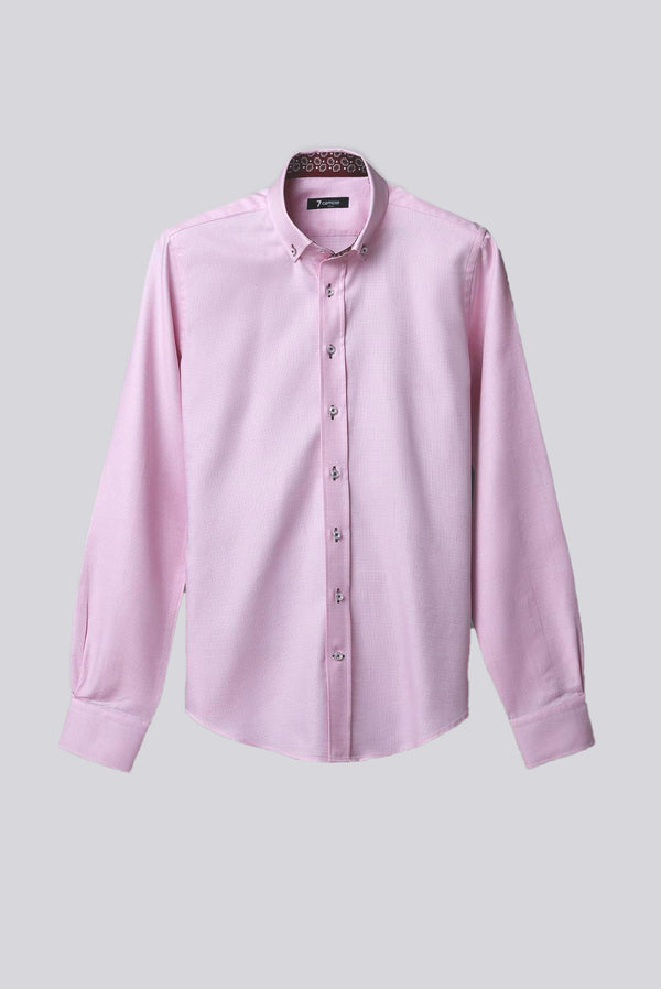 Camicia Uomo Leonardo Sport Armaturato Lilla