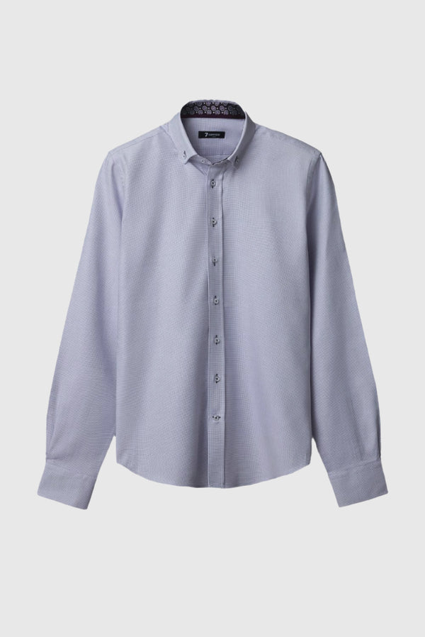 Camisa Hombre Leonardo Sport Armaturato Azul