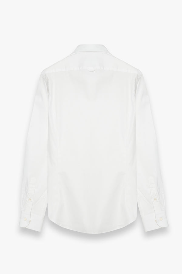 Camisa Hombre Leonardo Sport Jacquard Blanco