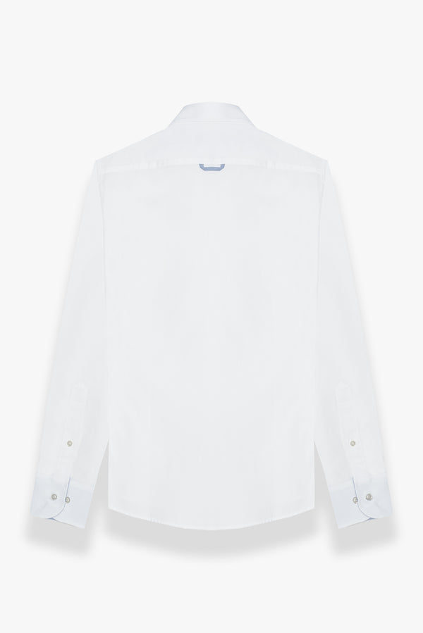 Leonardo Sport Herren Hemd Oxford Weiss