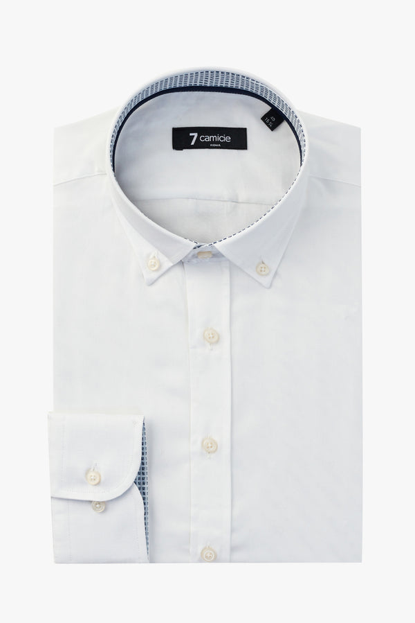 Leonardo Sport Satin Man Shirt White