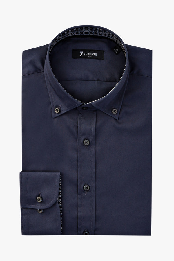 Leonardo Sport Satin Man Shirt Grey