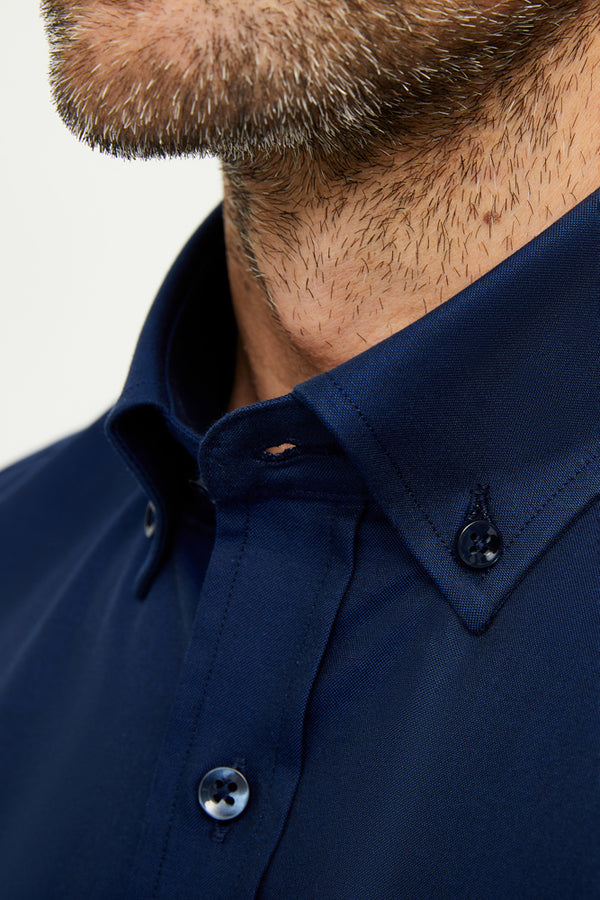 Chemise Homme Leonardo Coton Bleu