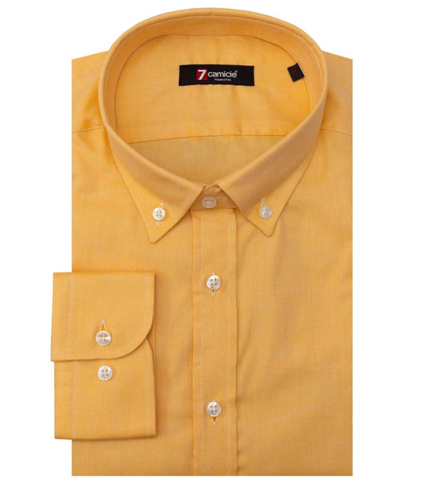 Leonardo Essential Cotton Man Shirt Yellow