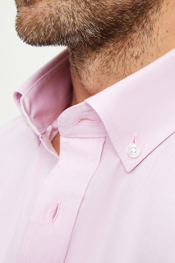Chemise Homme Leonardo Coton Rose