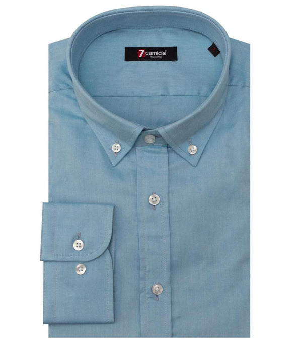 Leonardo Essential Cotton Man Shirt Light Blue