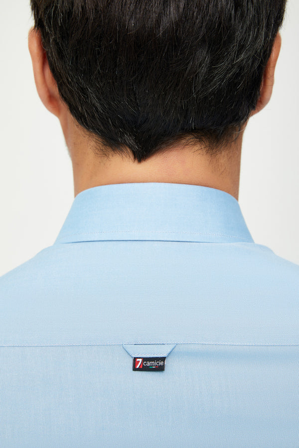 Leonardo Essentials Cotton Man Shirt Light Blue