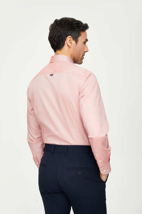Chemise Homme Leonardo Coton Orange