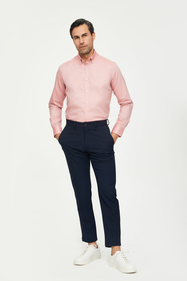 Chemise Homme Leonardo Coton Orange