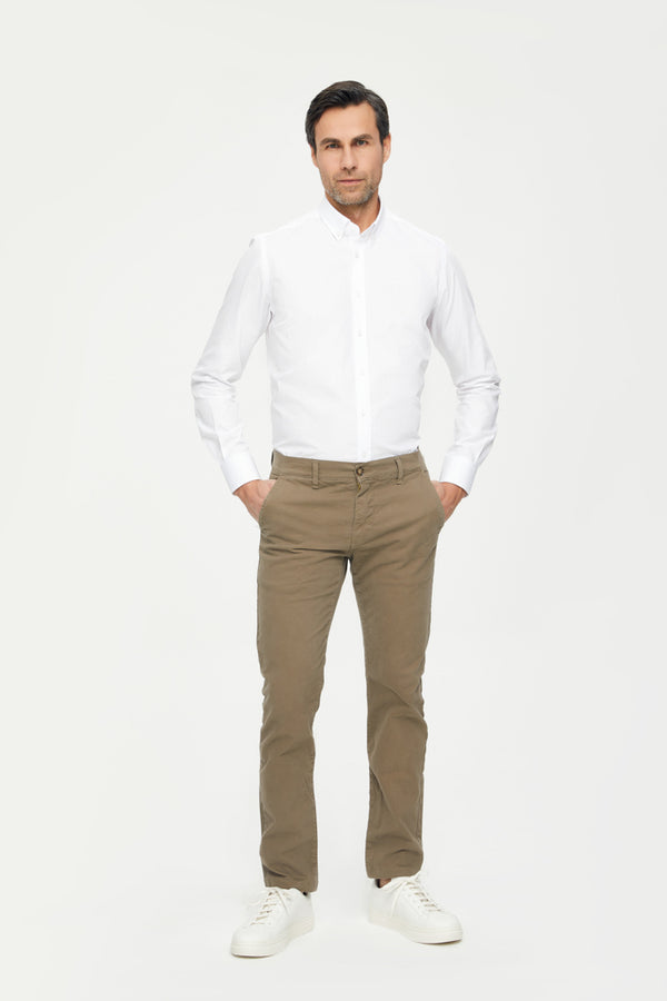 Leonardo Essentials Cotton Man Shirt White