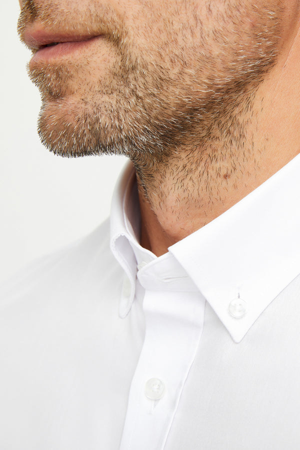 Leonardo Essentials Cotton Man Shirt White