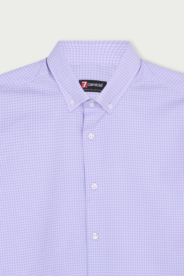 Leonardo Essentials Cotton Man Shirt Lilac Lilac