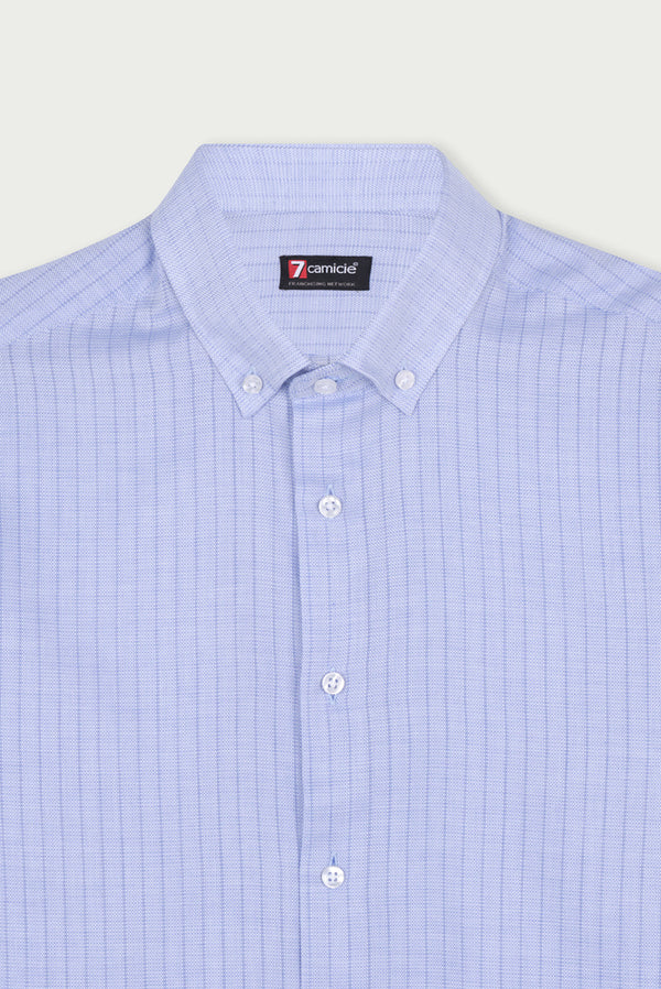 Camisa Hombre Leonardo Algodon Gris