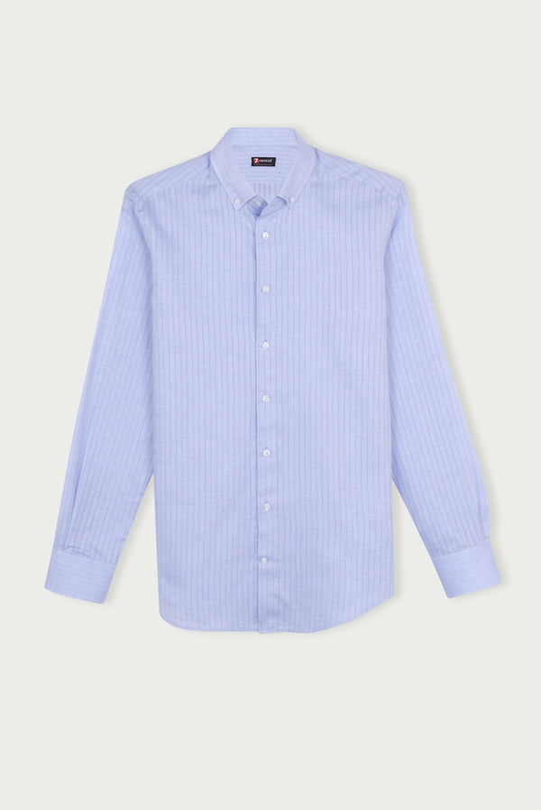 Camisa Hombre Leonardo Algodon Gris