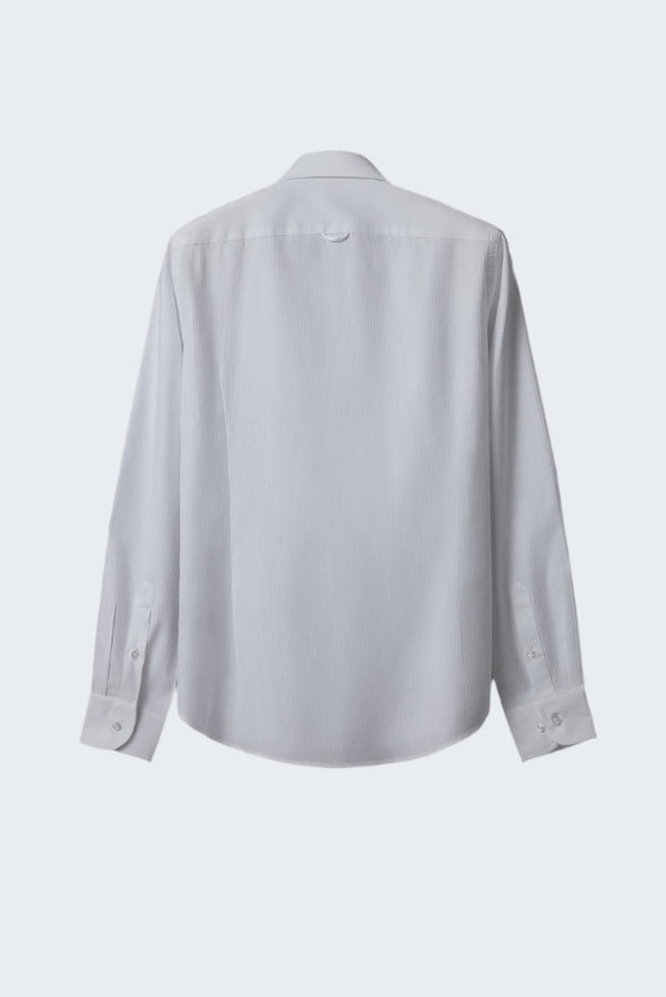 Camisa Hombre Donatello Iconic Jacquard Blanco Blanco