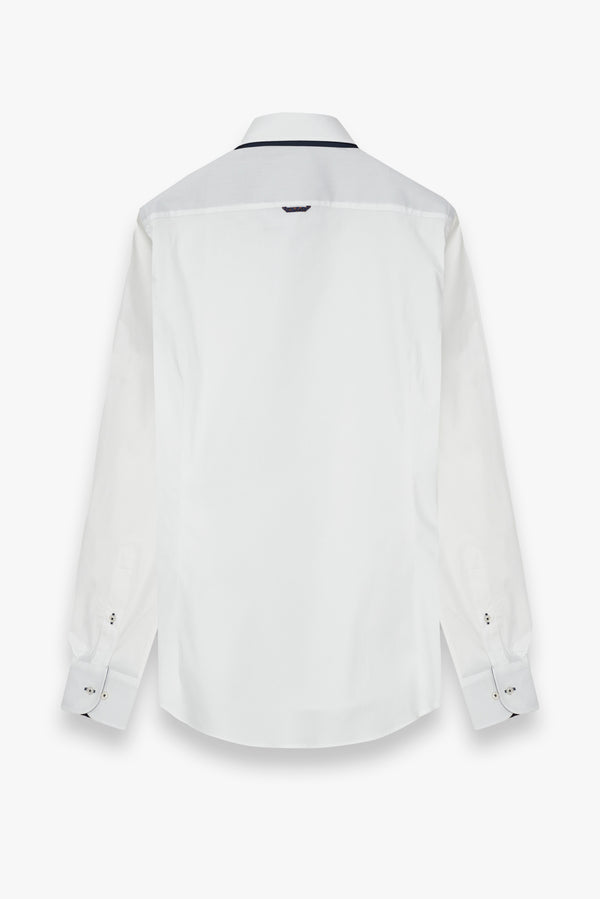 Camisa Hombre Donatello Iconic Popelin Stretch Blanco