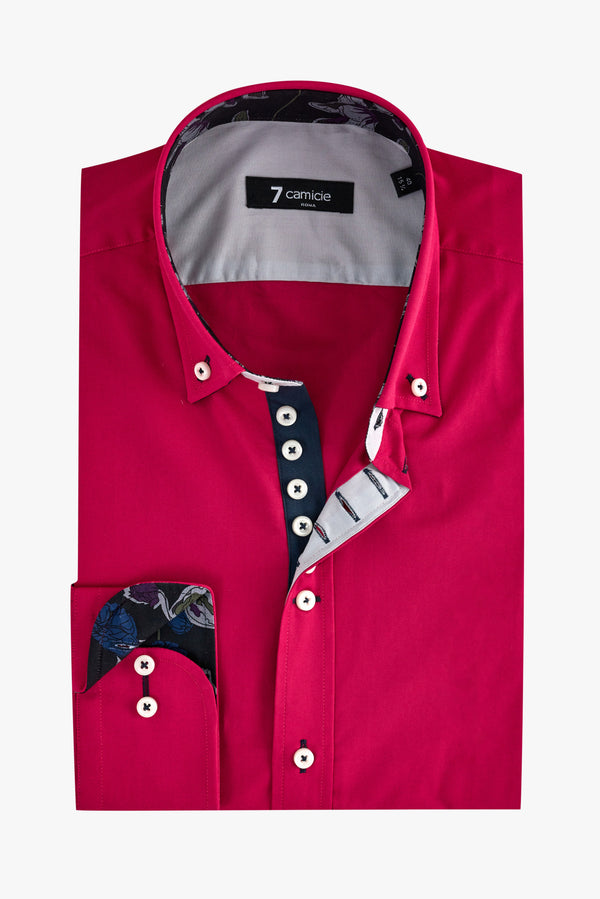 Camisa Hombre Donatello Iconic Popelin Stretch Rosa